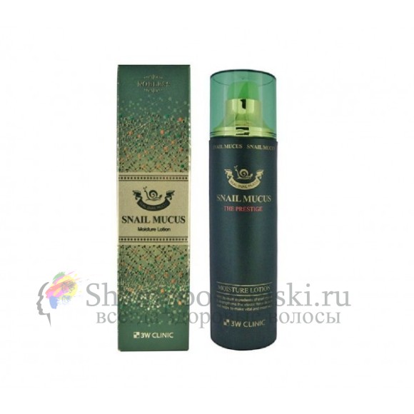 3W Clinic Тоник для лица Snail Mucus Moisture Skin с экстрактом слизи улитки, 150 мл