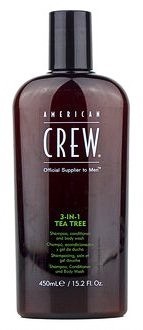 Шампунь 3-в-1 "Чайное дерево" - American Crew 3-in-1 Shampoo Tea Tree 450 мл Шампунь 3-в-1 "Чайное дерево" - American Crew 3-in-1 Shampoo Tea Tree 450 мл