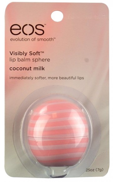 Бальзам для губ Кокосовое молоко (на картонной подложке) - EOS Lip balm Coconut Milk 7 мл