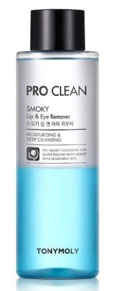 TONYMOLY Средство для снятия макияжа с губ и глаз PRO CLEAN SMOKY Lip & Eye Remover 100мл