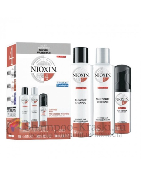 Набор (Система 4) - Nioxin Starter Kit System 4 XXL 300мл+300мл+100мл