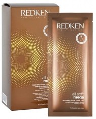 Маска-шапочка тканевая для сухих и жестких волос - Redken All Soft Mega Recovery Tissue Mask Cap 10 Sheet