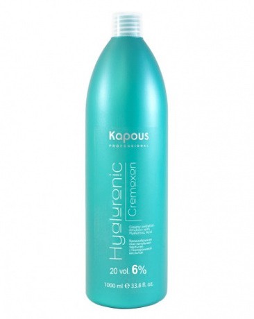Кремообразная окислительная эмульсия с Гиалуроновой кислотой 6% - Kapous Professional Hyaluronic Acid Hyaluronic Cremoxon 6% 1000 мл