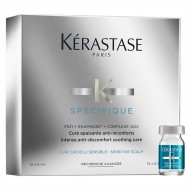 Интенсивный уход для чувствительной кожи головы - Kerastase Specifique Cure Apaisante 12*6 мл Интенсивный уход для чувствительной кожи головы - Kerastase Specifique Cure Apaisante 12*6 мл