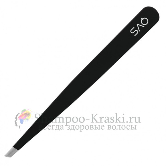 QVS Пинцет со скошенными кончиками 1637 1шт.