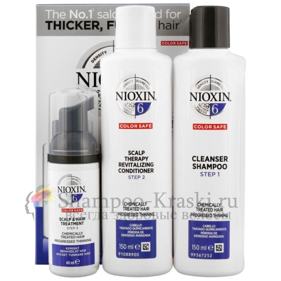 Набор (Система 6) - Nioxin System 6 Kit 150 мл+150 мл+50 мл