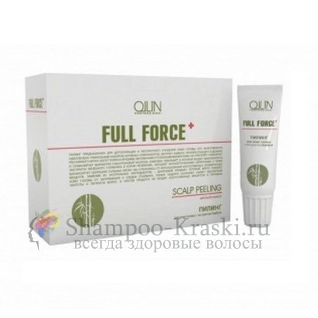 Пилинг для кожи головы с экстрактом Бамбука Ollin Full Force 10шт*15 мл