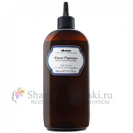 Краска для волос "Прямой пигмент" (Пепельный) - Davines Finest Pigments Ash 280 мл