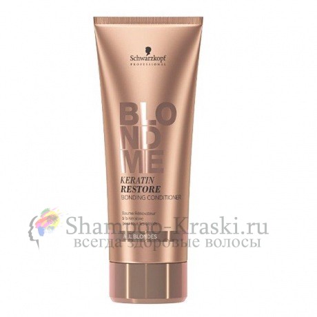 BC Keratin Restore Blonde Conditioner - Кондиционер кератиновое восстановление для всех оттенков блонд - (Schwarzkopf Professional) 200мл